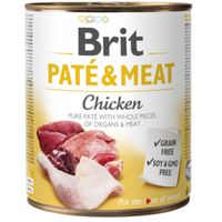mokra karma dla psa z kurczakiem brit pate&meat chicken 800 g bezzbożowa