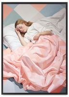 Plakat nowoczesny obraz 50x70 cm w czarnej ramie