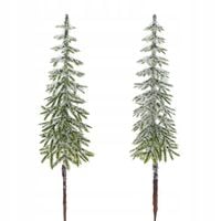 Choinki na piku na druciku ozdoby do stroika artykuły florystyczne 12 szt.