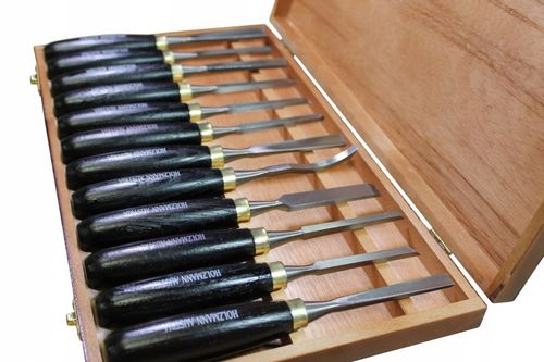 ZESTAW DŁUT dłuta do drewna dłutarek SCH12TLG rzeźbiarskie rzeźbienia 12szt na Arena.pl