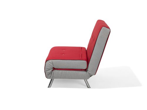 Sofa rozkładana czerwona FARRIS na Arena.pl