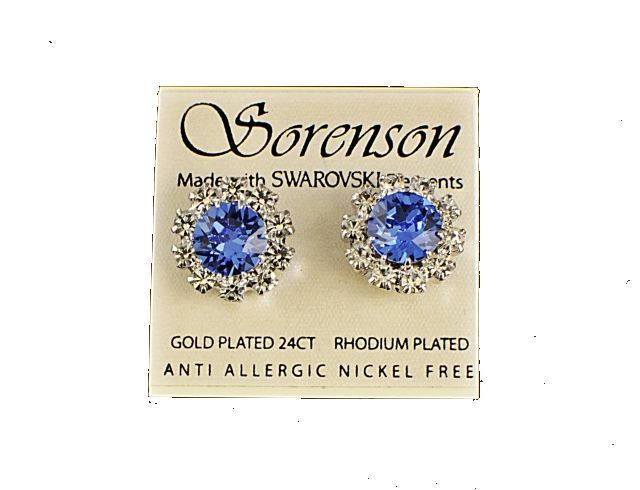 Kolczyki z kryształkiem zdjęcie 1