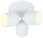Azuro plafon 3x40W E27 biały