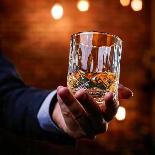 ZESTAW WHISKY DLA MĘŻCZYZN SZKLANKI KARAFKA WHISKY KAMIENIE ETUI na Arena.pl