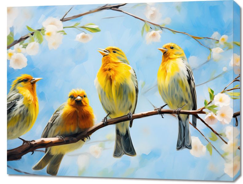 Obraz 90x70cm Wiosenne Pogwizdy zdjęcie 1