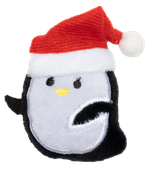 Pluszowa zabawka dla kota świąteczny pingwin z kocimiętką 5x9,5cm UNIQ PETS