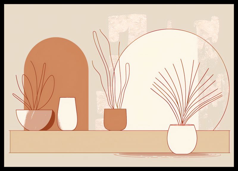 Plakat 59,4x42cm Widok Roślin zdjęcie 2