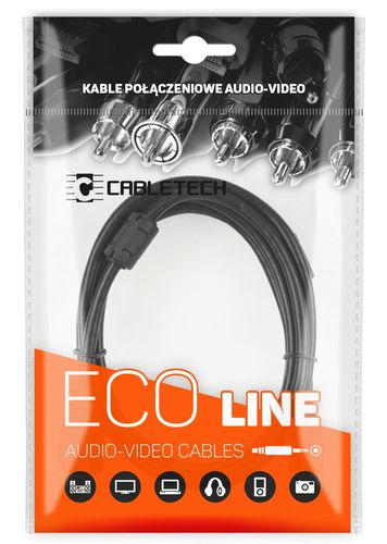 Kabel jack 3.5 wtyk-gniazdo 15m Cabletech Eco-Line na Arena.pl