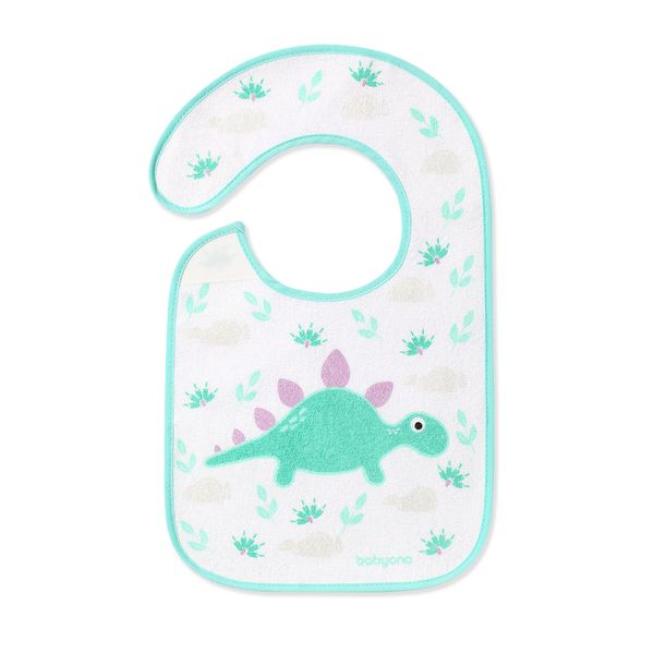 Babyono śliniak frotte na rzep ODKRYWCA SMAKÓW - Dinozaur zdjęcie 1