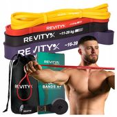 GUMY DO ĆWICZEŃ OPOROWE TAŚMY FITNESS CROSSFIT ZESTAW GUM POWER BAND 4