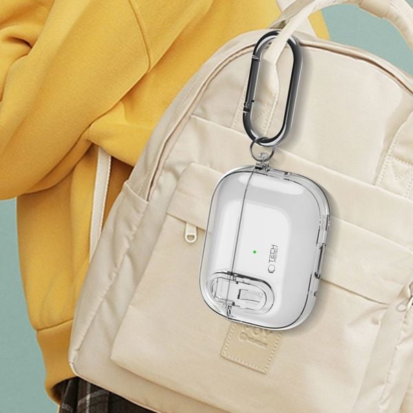 TECH-PROTECT SLIM HOOK APPLE AIRPODS PRO 1 / 2 CLEAR zdjęcie 8