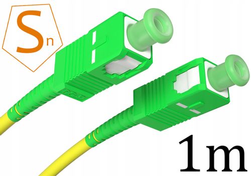 Patchcord światłowód kabel SC/APC-SC/APC 1m simple na Arena.pl