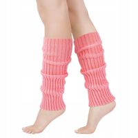 Ocieplacze na nogi damskie dziewczęce getry na łydki dzianie skarpetka