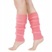 Ocieplacze na nogi damskie dziewczęce getry na łydki dzianie skarpetka