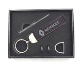 RENAULT BRELOK samochodowy RENAULT BRELOCZEK do kluczy + pudełko na prezent