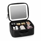 ND41_dS_64788 Kosmetyczka z lusterkiem czarna 25.