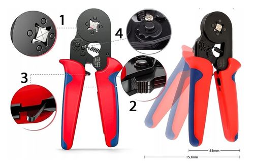 ZACISKARKA PRASKA KONEKTORÓW TULEJEK KOŃCÓWEK KABLI PRZEWODÓW ZESTAW x1200 na Arena.pl