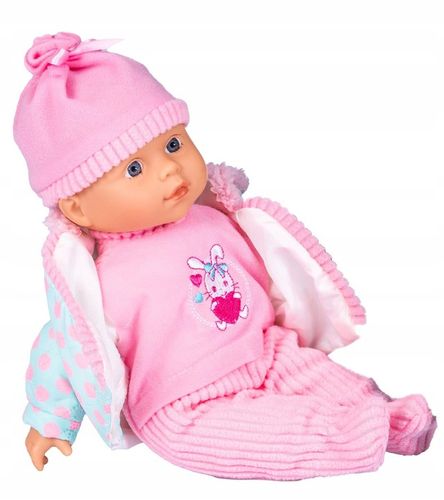 LALKA BOBAS INTERAKTYWNA 32CM ŚPIEWA MÓWI PO POLSKU I ANGIELSKU BAJKI EDUKA na Arena.pl