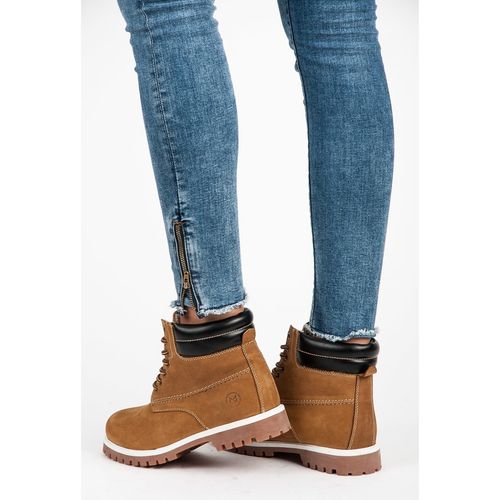 Skórzane traperki r.39 na Arena.pl