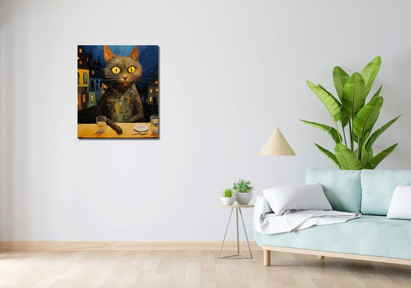 Obraz 60x70cm Nocny Obserwator zdjęcie 2