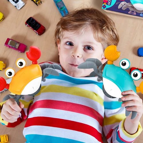 PEŁZAJĄCY UCIEKAJĄCY KRAB INTERAKTYWNY DŹWIĘK MUZYKA GRA CZUJNIK na Arena.pl