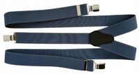 Szelki uniwersalne polskie 3cm M/L szaro niebieski