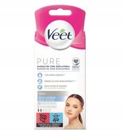 VEET Pure PLASTRY DO DEPILACJI TWARZY 20 szt