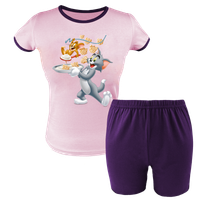 Krótka Piżama dziecięca Tom i Jerry - Nowa Seria