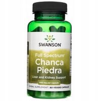 Swanson Full Spectrum Chanca Piedra 500 mg Układ Moczowy 60 kapsułek