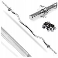 GRYF LEKKO ŁAMANY 120cm śr. 30mm SZTANGA pełny STALOWY gwintowany