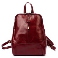 Stylowy Miejski Damski plecak skórzany Florence