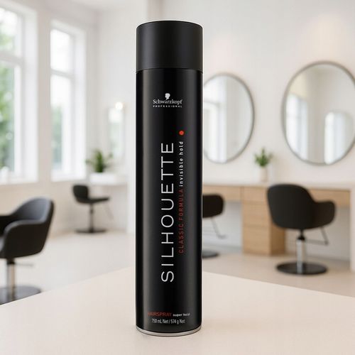 Schwarzkopf Silhouette CZARNY lakier Super Hold mocny do włosów 750ml na Arena.pl