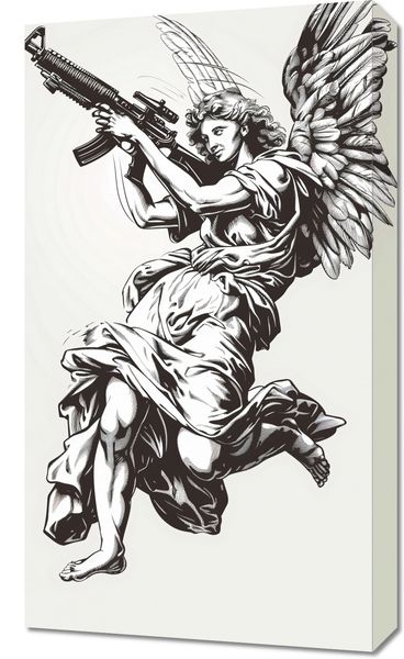 Obraz 40x70cm Anioł Wojny zdjęcie 1