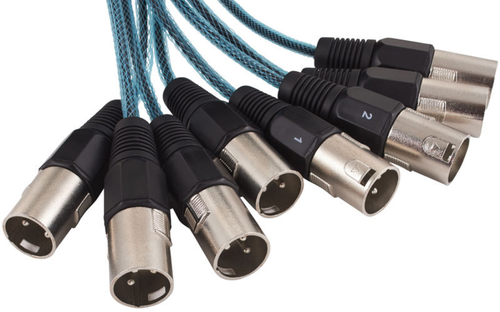 Kabel wieloparowy multicore mikrofonowy 8x XLR 15m bęben the sssnake MCT 8 na Arena.pl