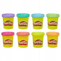 Play Doh ciastolina zestaw 8 Tub Neon Hasbro E5063