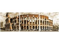 90X30CM COLOSSEO TRÓJ OBRAZ