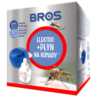 BROS Elektro płyn na muchy komary mrówki mole wtyczka wkład na 21 dni