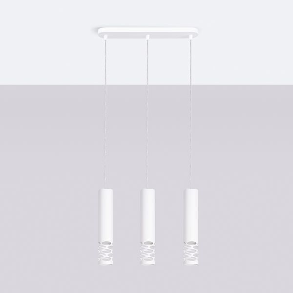 Lampa wisząca LIRO 3L biały zdjęcie 2