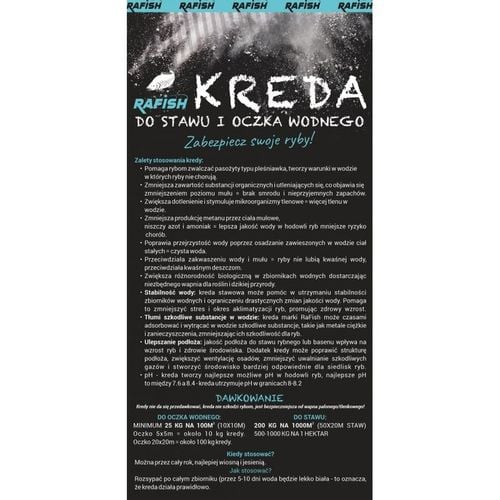 24 KG KREDA -BRYŁY- KAT II IDEALNA DO STAWU/OCZKA WODNEGO RaFish na Arena.pl