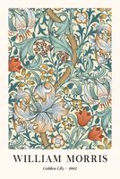 2 x Plakat 90x60 William Morris jesienne liście zimowe kolory reprodukcja 3