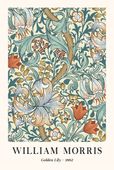 2 x Plakat 90x60 William Morris jesienne liście zimowe kolory reprodukcja 3