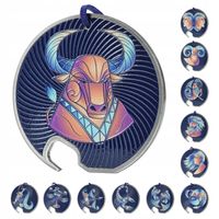 OTWIERACZ STALOWY DO BUTELEK KAPSLI ZODIAK BYK