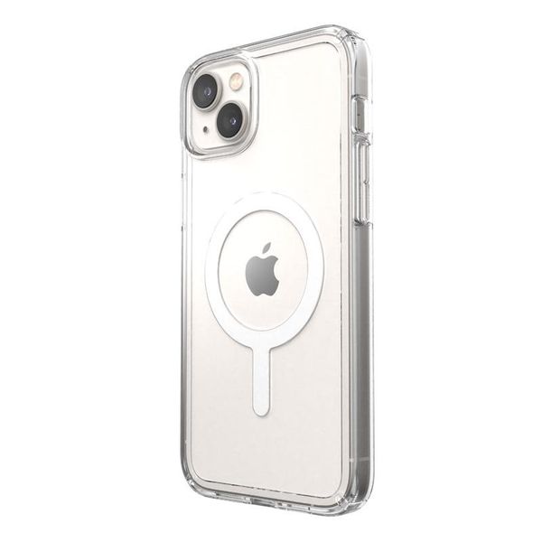 Speck Gemshell + MagSafe - Etui do iPhone 14 Plus z połowką MICROBAN (Clear) zdjęcie 1