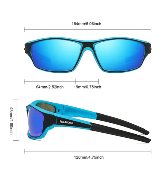 Sportowe okulary lustrzanki polaryzacyjne uniwersalne na rower zdjęcie 6