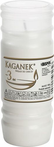 Wkłady do Zniczy 14,5 cm Kaganek K3 - Bispol (24 sztuk) na Arena.pl