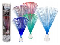 LAMPKA NOCNA LAMPA ŚWIATŁOWODOWA KOLOROWA MEDUZA BIURKOWA FIBRE OPTIC 21cm