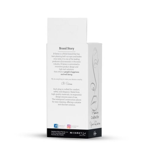 Plug-Jewellery Silver Plug Rose- Purple na Arena.pl