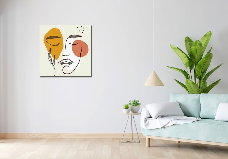 Obraz 70x70cm Szept Przestrzeni zdjęcie 2