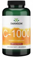 SWANSON WITAMINA C 1000mg 250k dzika róża KOLAGEN
