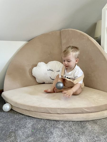 Mata do zabawy 160cm dla Dziecka okrągła składana, Niebieski zdjęcie 7